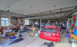 Partie d'un hancien hangar à transformer en habitation