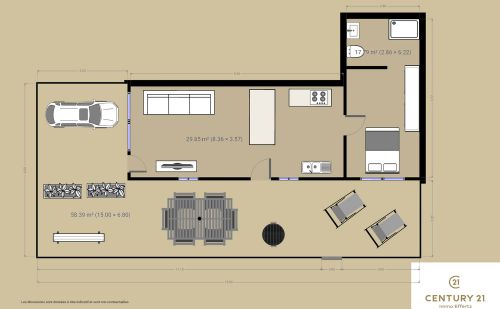 Maison avec appartement et terrain à Othée awans