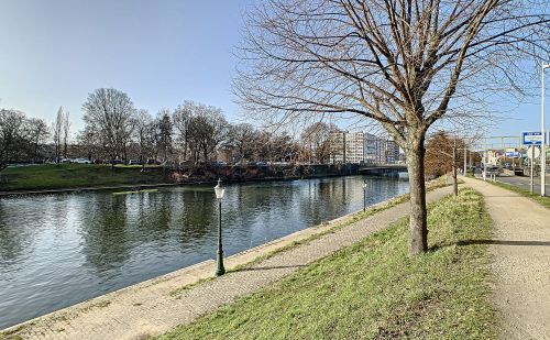 Appartement avec vue sur Meuse quartier Mativa à Liège