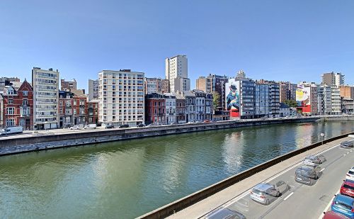 Appartement avec vue sur la Dérivation quartier Longdoz à Liège Appartement avec vue sur la Dérivation quartier Longdoz à Liège