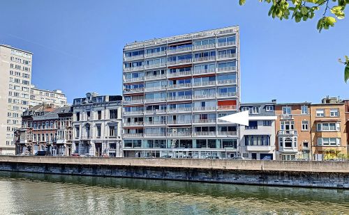 Studio avec vue sur la Dérivation quartier Longdoz à Liège