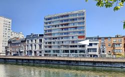 Studio avec vue sur la Dérivation quartier Longdoz à Liège