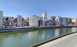 Studio avec vue sur la Dérivation quartier Longdoz à Liège
