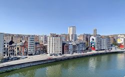 Studio avec vue sur la ville quartier Longdoz à Liège Studio avec vue sur la ville quartier Longdoz à Liège