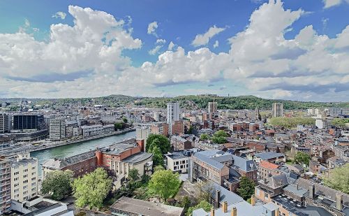 Appartement 1 chambre avec vue dégagée sur Liège Appartement 1 chambre avec vue dégagée sur Liège