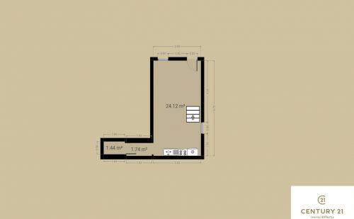 Maison une chambre idéale pour premier investissement