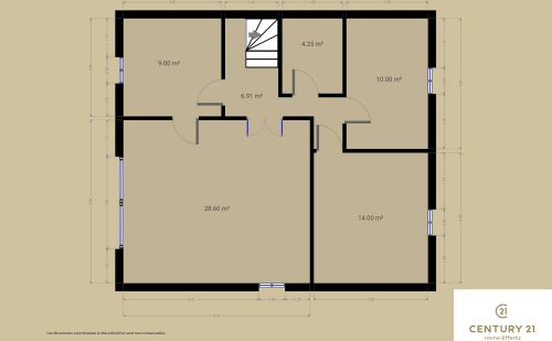 Maison 3 façades au calme à Welkenraedt