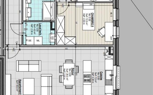 Appartement 2 chambres à vendre à Seraing Appartement 2 chambres à vendre à Seraing