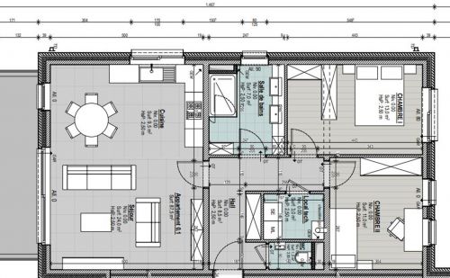 Appartement 2 chambres à vendre à Seraing Appartement 2 chambres à vendre à Seraing