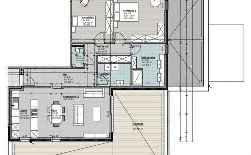 Penthouse 3 chambres à vendre à Seraing