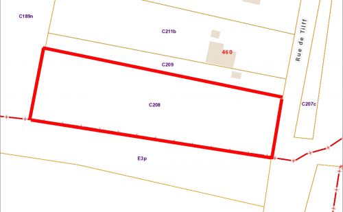 Terrain avec vue sur la vallée de l'Ourthe à Angleur Terrain avec vue sur la vallée de l'Ourthe à Angleur