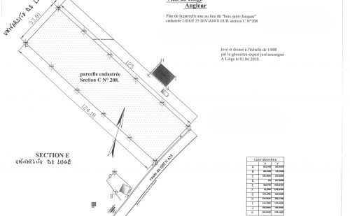Terrain avec vue sur la vallée de l'Ourthe à Angleur
