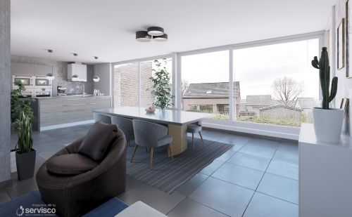 Maison en gros-œuvre fermé dans un nouveau lotissement