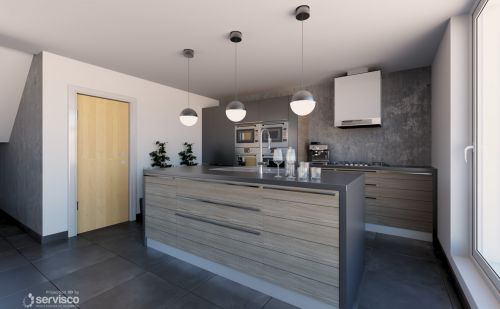 Maison en gros-œuvre fermé dans un nouveau lotissement