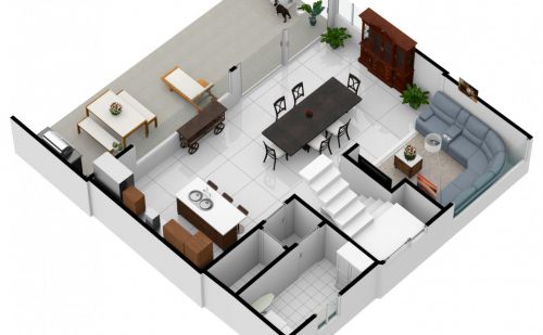 Maison en gros-œuvre fermé dans un nouveau lotissement