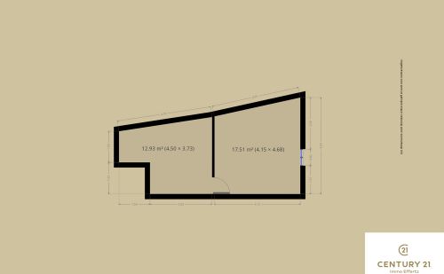 Maison 2 chambres + bureau avec jardin Maison 2 chambres + bureau avec jardin