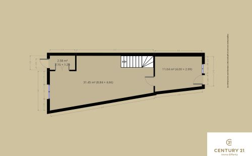 Maison 2 chambres + bureau avec jardin Maison 2 chambres + bureau avec jardin