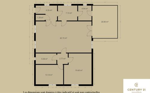 Maison sur parcelle de +/- 1000m² à Vaux s/Chèvremont Maison sur parcelle de +/- 1000m² à Vaux s/Chèvremont