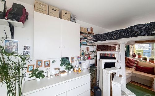 Studio avec balcon en bord de Meuse