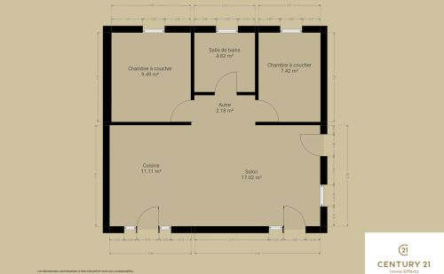 Charmant bungalow 4 façades en excellent état à Trooz